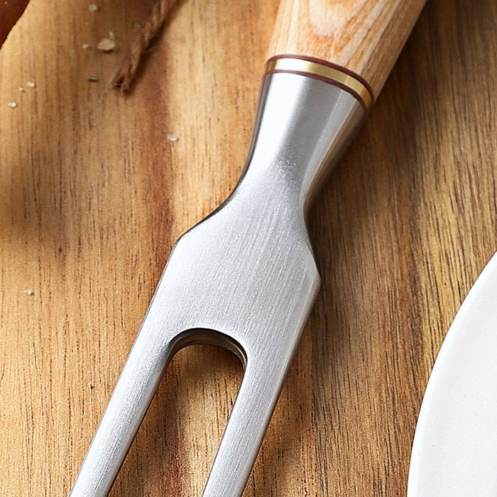 Blissful Edge Series Stainless Fork With Pakka Wood Handle