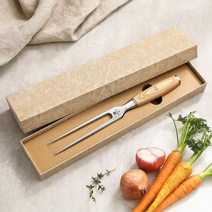 Blissful Edge Series Stainless Fork With Pakka Wood Handle