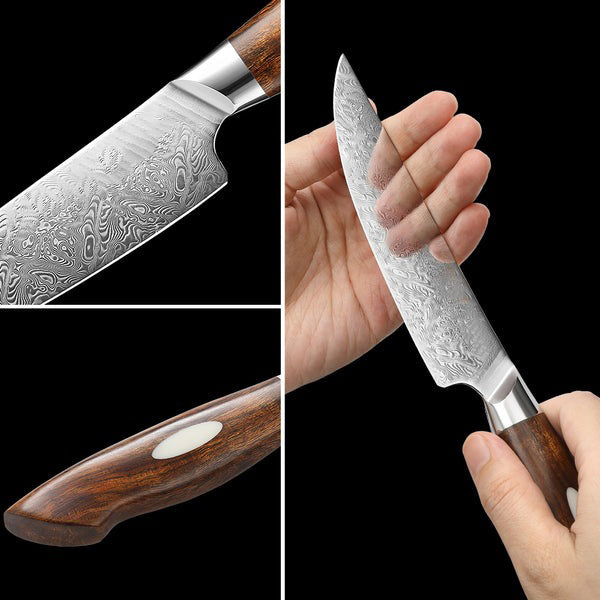 Bold Dynasty Series 5 Inch Damascus Steel Steak Knife