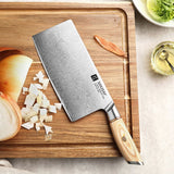 Blissful Edge Series 7.5 Inch Damascus Steel Chopping Knife