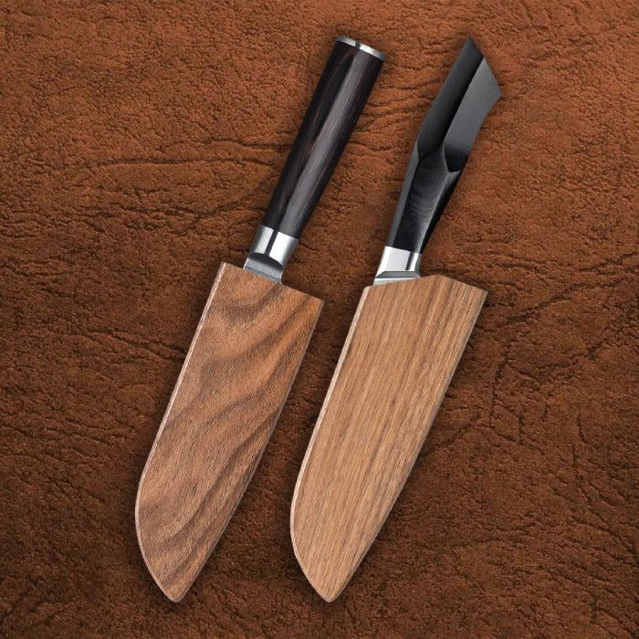 RS01 Santoku Knife Wooden Sheath (B5/B13/B27/B30/B32/B35/B37/B38/B46) Walnut Wood