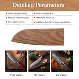 RS01 Santoku Knife Wooden Sheath (B5/B13/B27/B30/B32/B35/B37/B38/B46) Walnut Wood