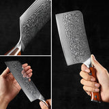 Bold Radiance Series 6.5 inch Damascus steel chopping Knife