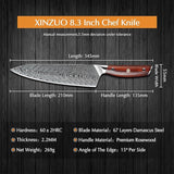 Blade Born Series 8.5 Inch Damascus Steel Chef Knife